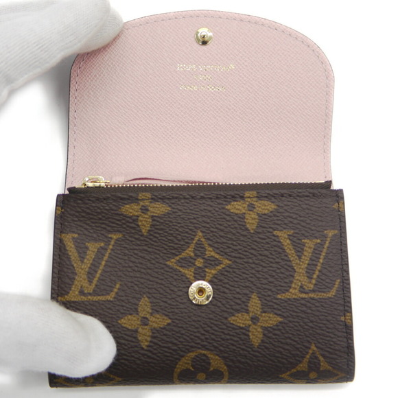 LOUIS VUITTON Louis Vuitton Porte Monnaie Rosalie M62361 Rose Ballerine Coin ... - Picture 6 of 10